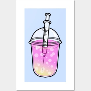 Strawberry juice vaccine will make your drink colorful Posters and Art